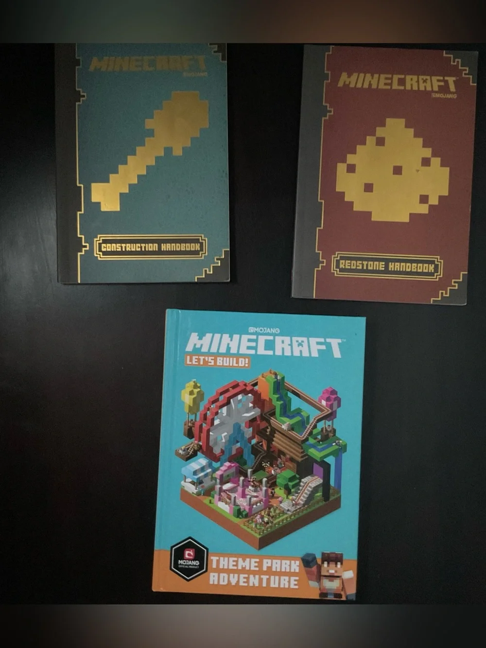 Minecraft Book Lot x7 Unofficial Gamers Adventure Handbook Lets Build Theme Park